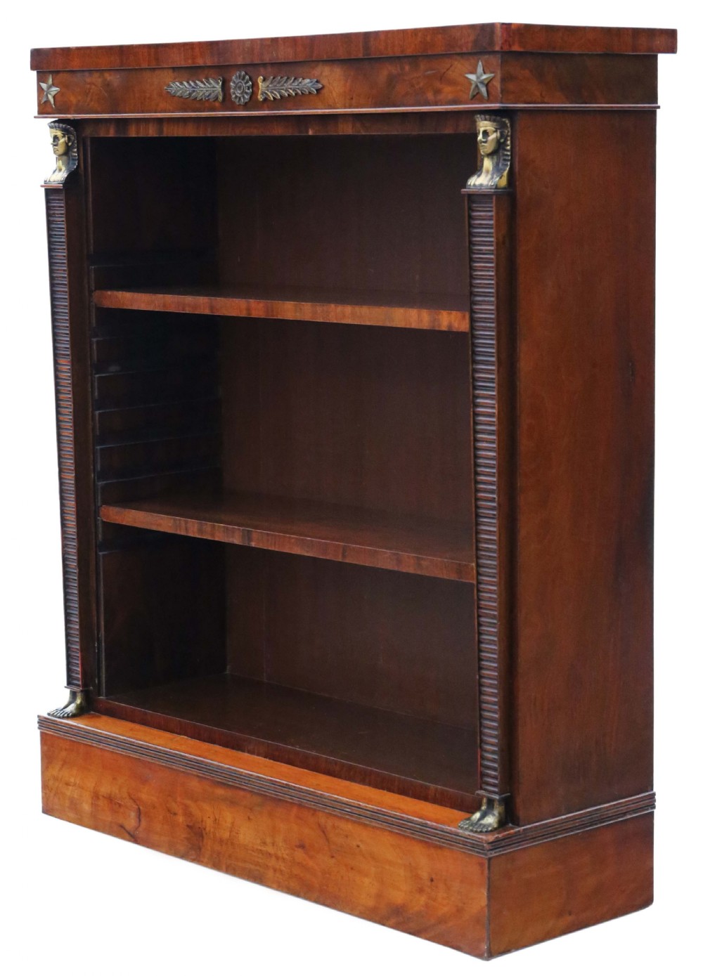 Antique fine quality 19th Century mahogany adjustable bookcase View III