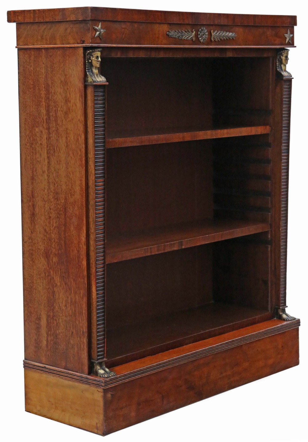 Antique fine quality 19th Century mahogany adjustable bookcase View IV