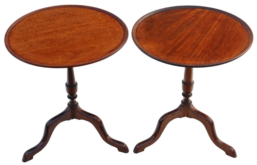 Antique fine quality pair of 19th Century wine side tables mahogany