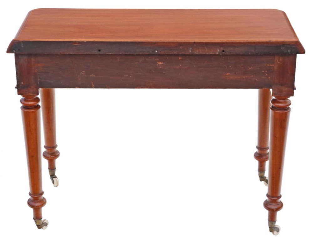 Antique fine quality 19th Century mahogany writing table View V