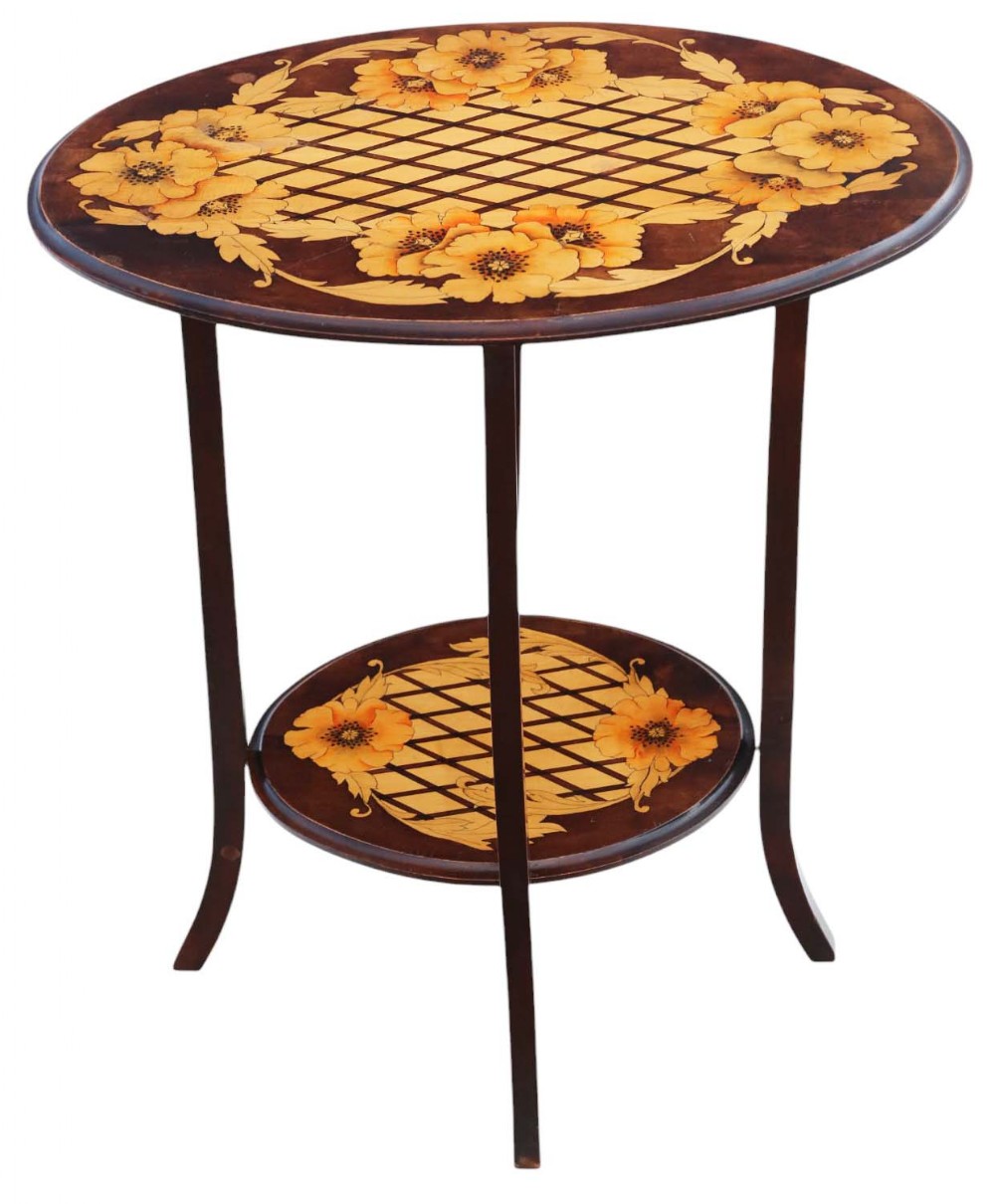 Antique C1900 Decorated Beech - Quality Occasional  Centre table