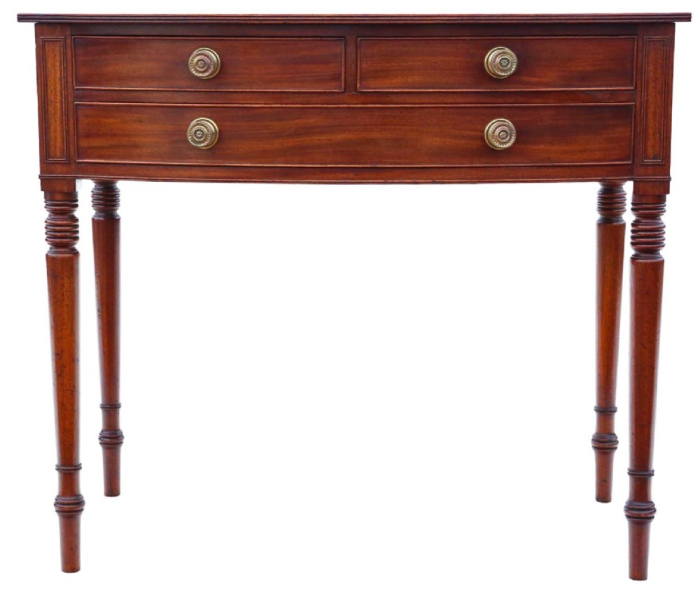 Fine Quality Antique 19th Century Georgian Mahogany large dressing bedside table