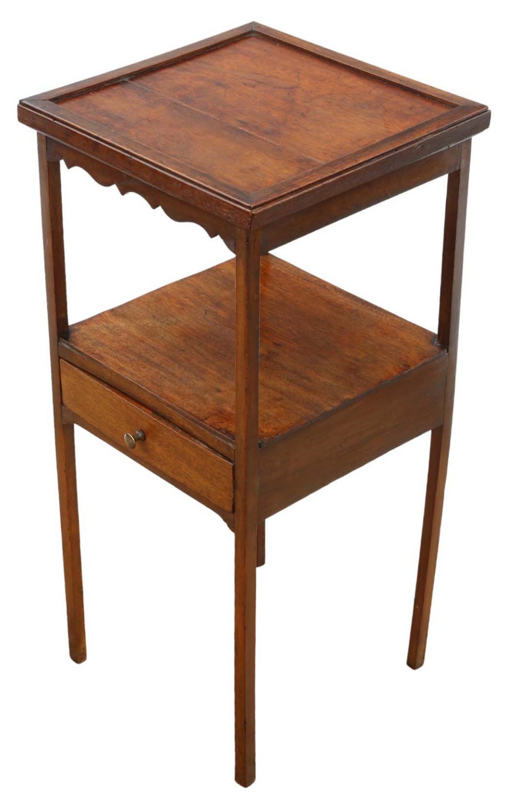 High-Quality Antique Mahogany Georgian Washstand Bedside Table Circa 1800