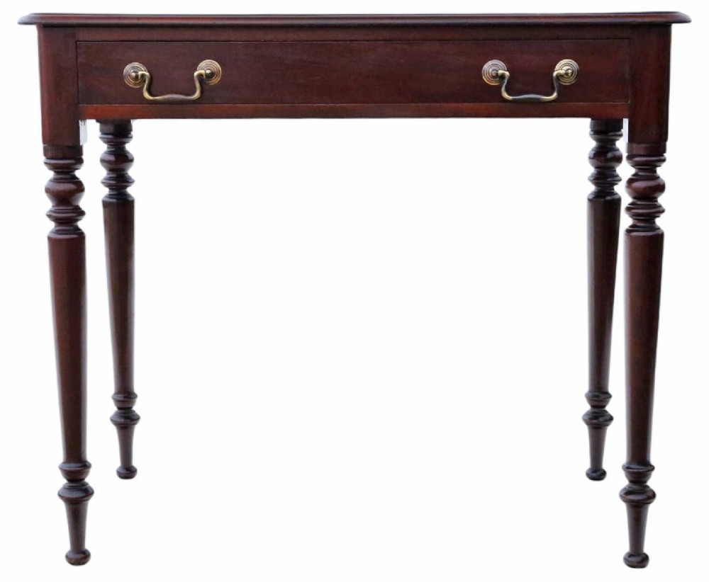 Antique Fine Quality Mahogany Writing Dressing Table 19th Century