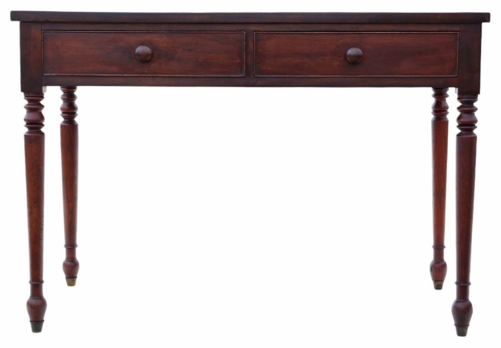 Antique Quality Writing Dressing Table 19th Century Mahogany