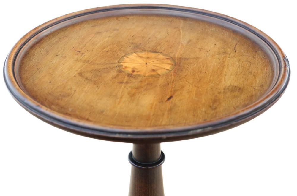 Antique 19th Century Inlaid Mahogany Wine Table – Fine Quality View IV