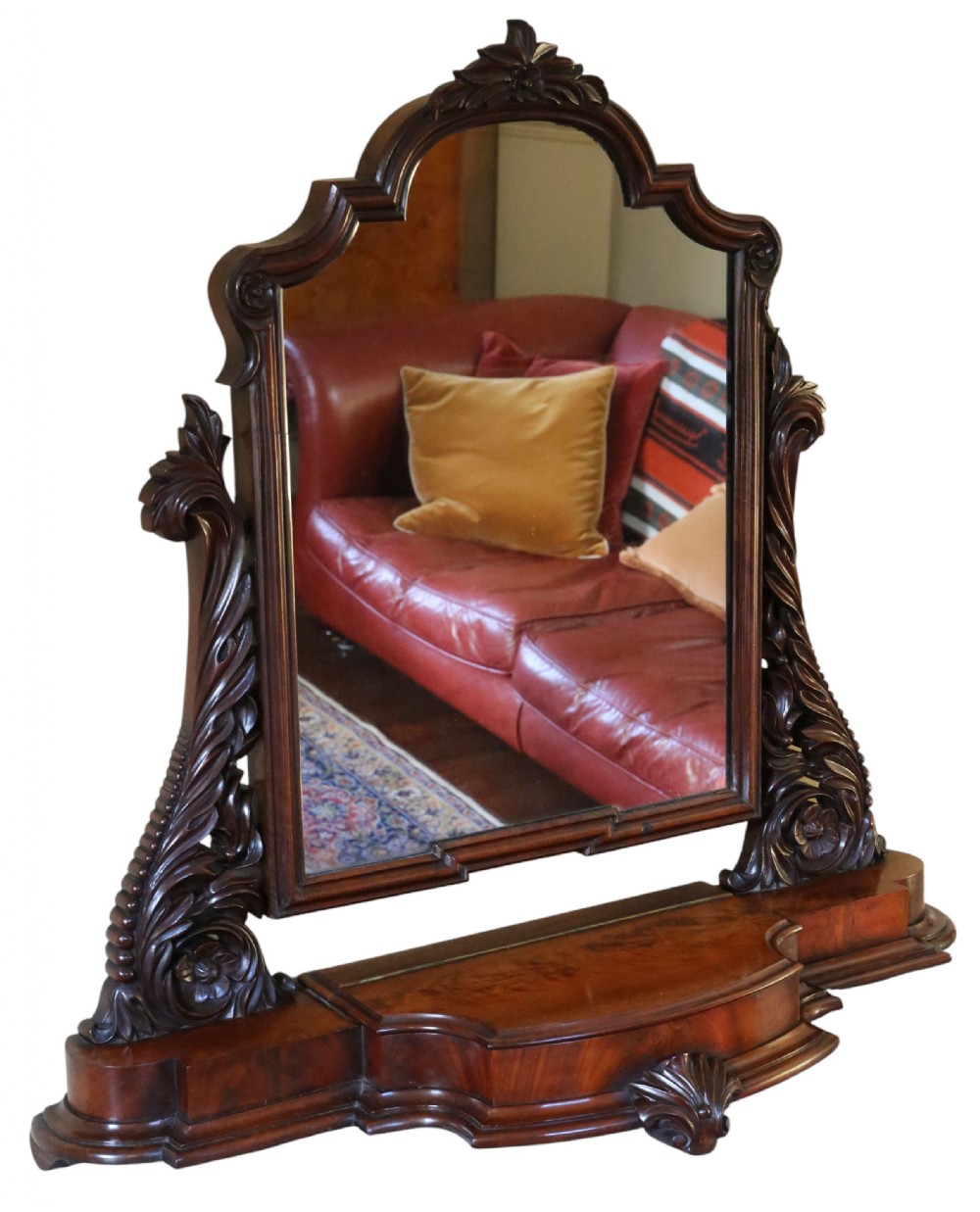 Antique 19th Century Dressing Table Swing Mirror – Fine Quality