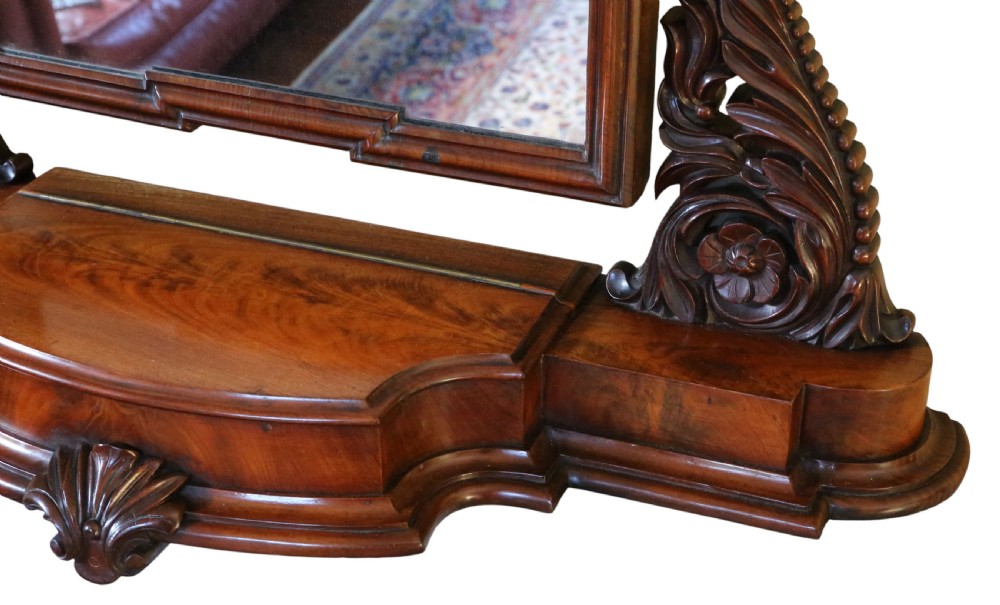 Antique 19th Century Dressing Table Swing Mirror – Fine Quality View VI