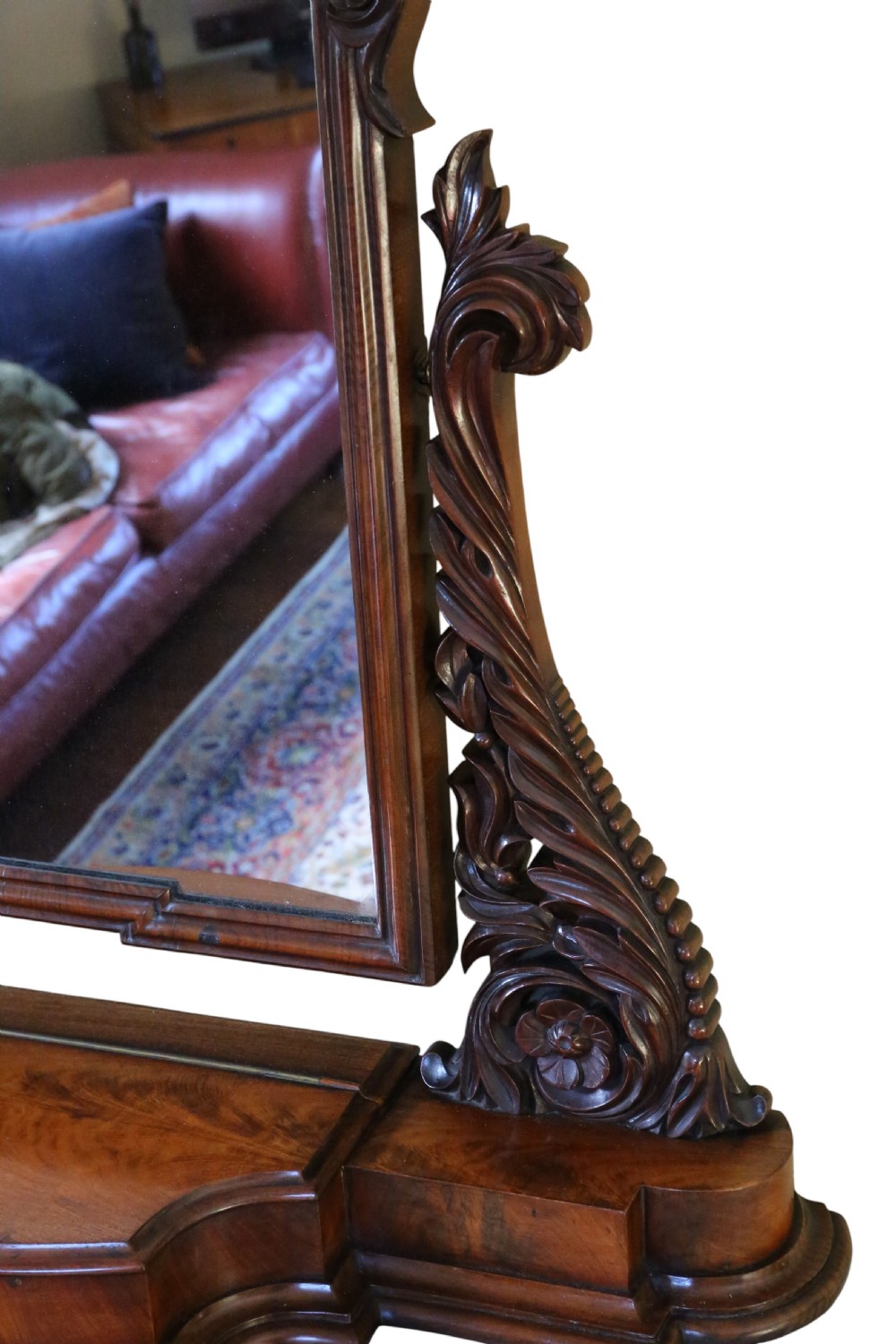 Antique 19th Century Dressing Table Swing Mirror – Fine Quality View VII