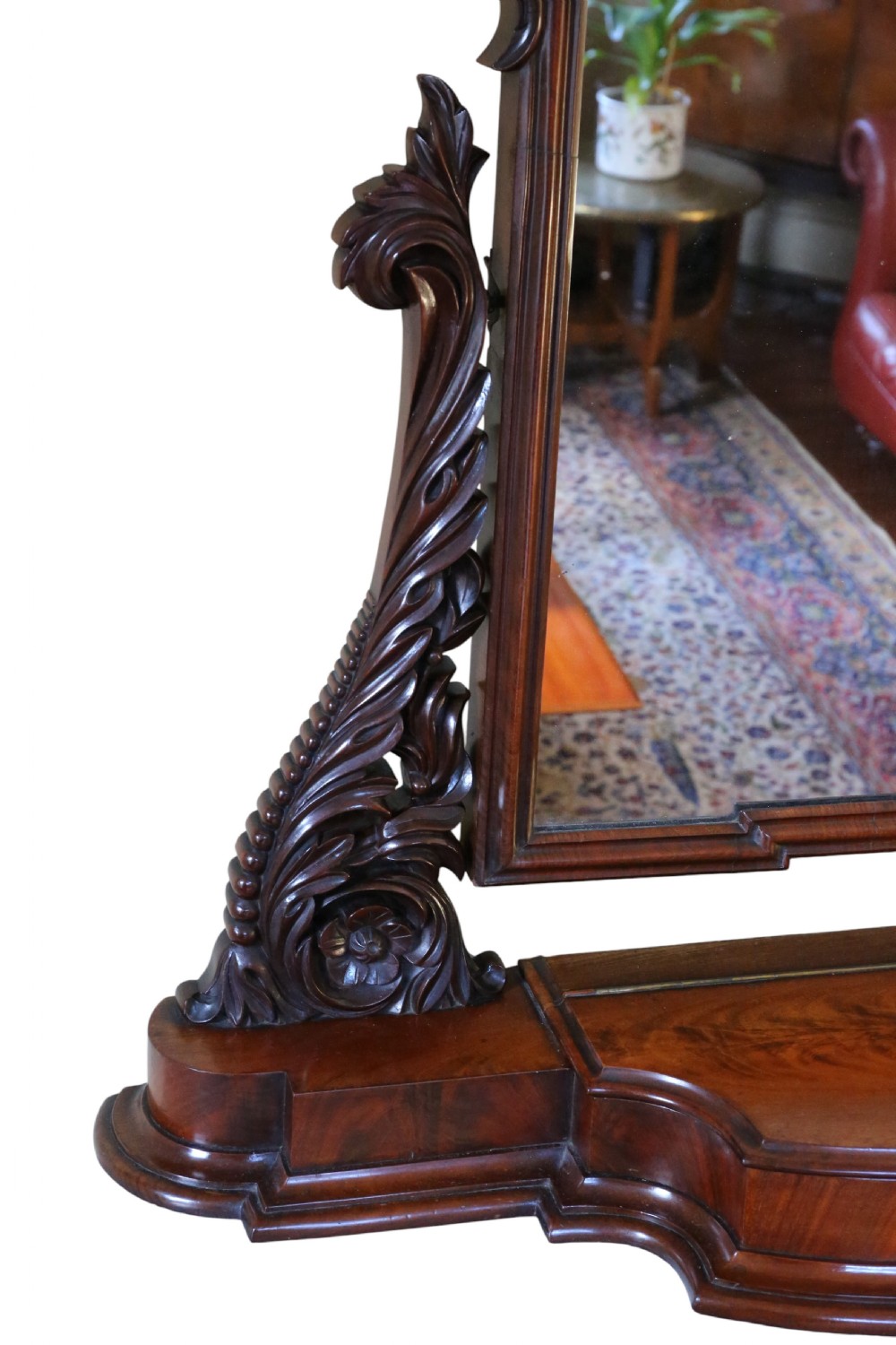 Antique 19th Century Dressing Table Swing Mirror – Fine Quality View VIII