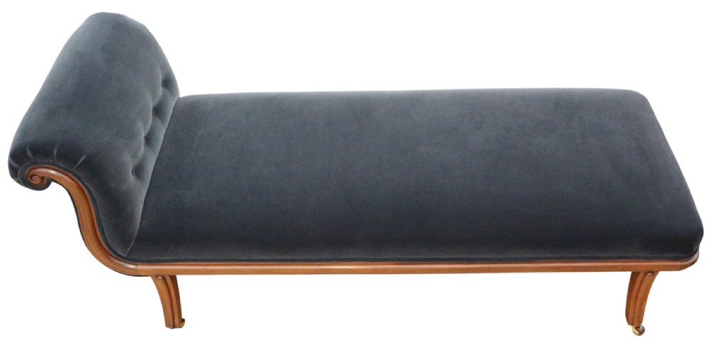 Antique 19th Century Mahogany Day Bed– Fine Quality View X