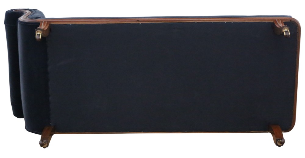 Antique 19th Century Mahogany Day Bed– Fine Quality View XI