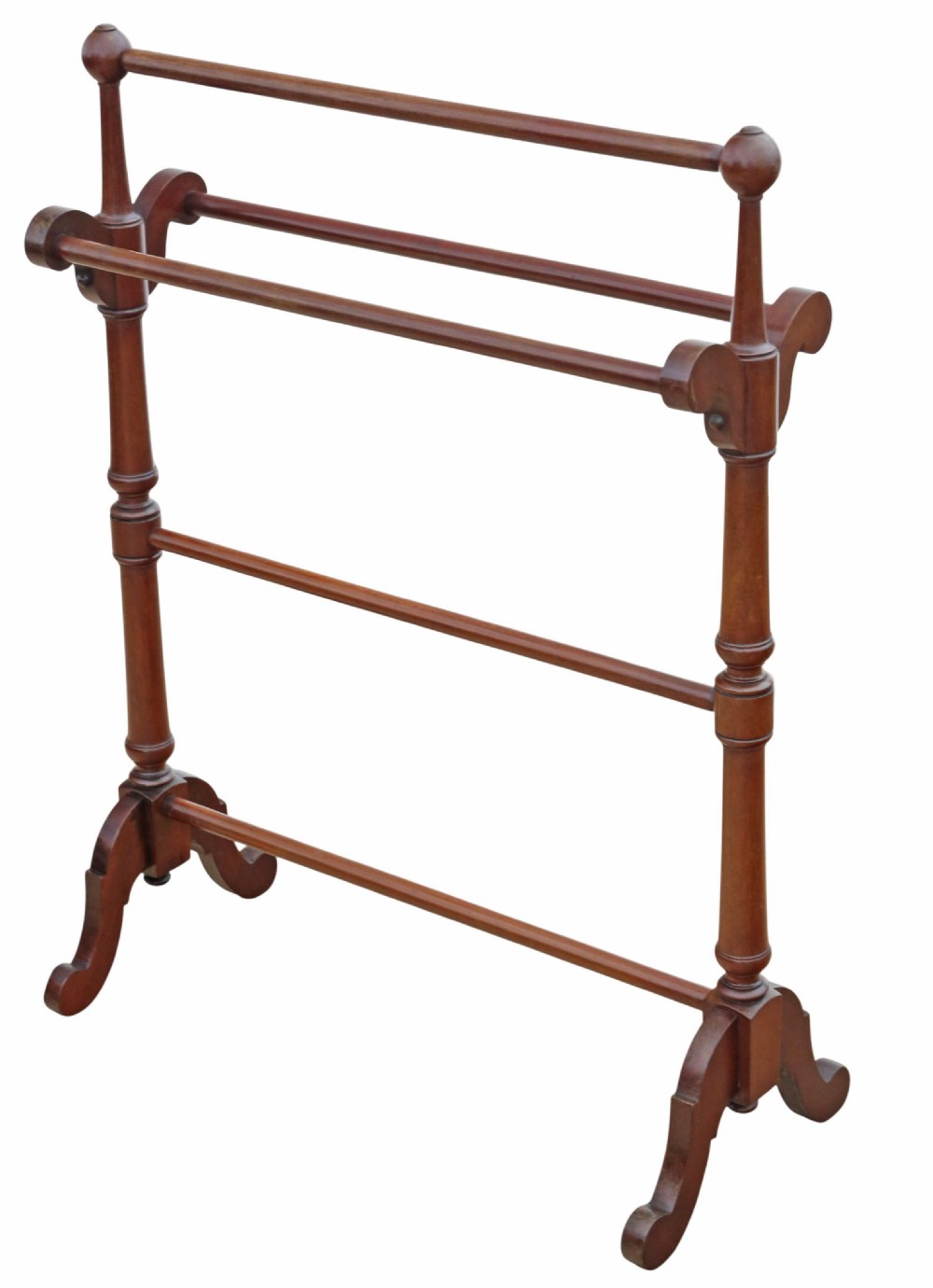 Antique 19th Century Mahogany Towel Rail – Fine Quality