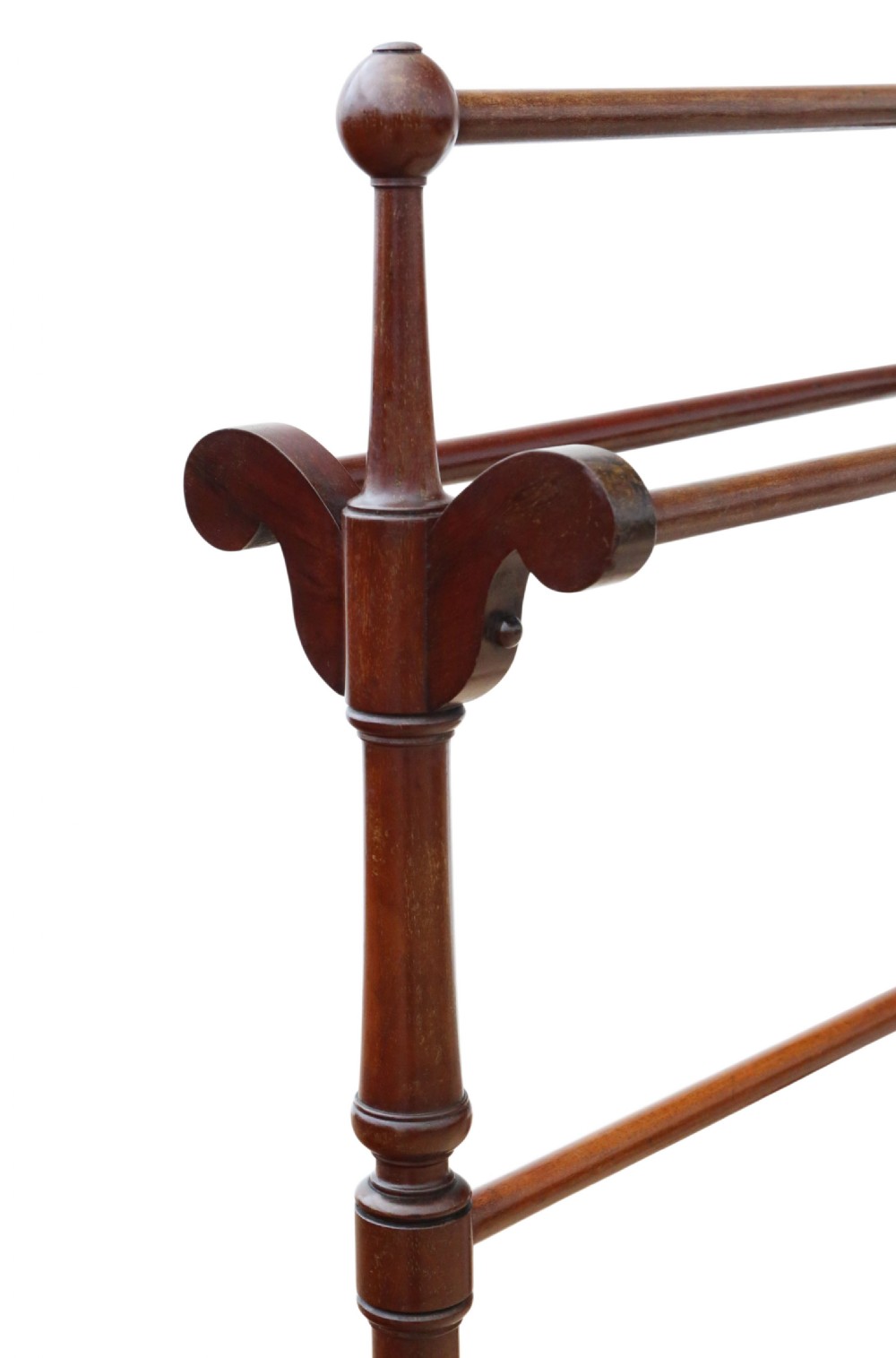 Antique 19th Century Mahogany Towel Rail – Fine Quality View III