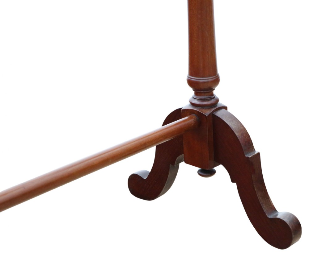 Antique 19th Century Mahogany Towel Rail – Fine Quality View IV