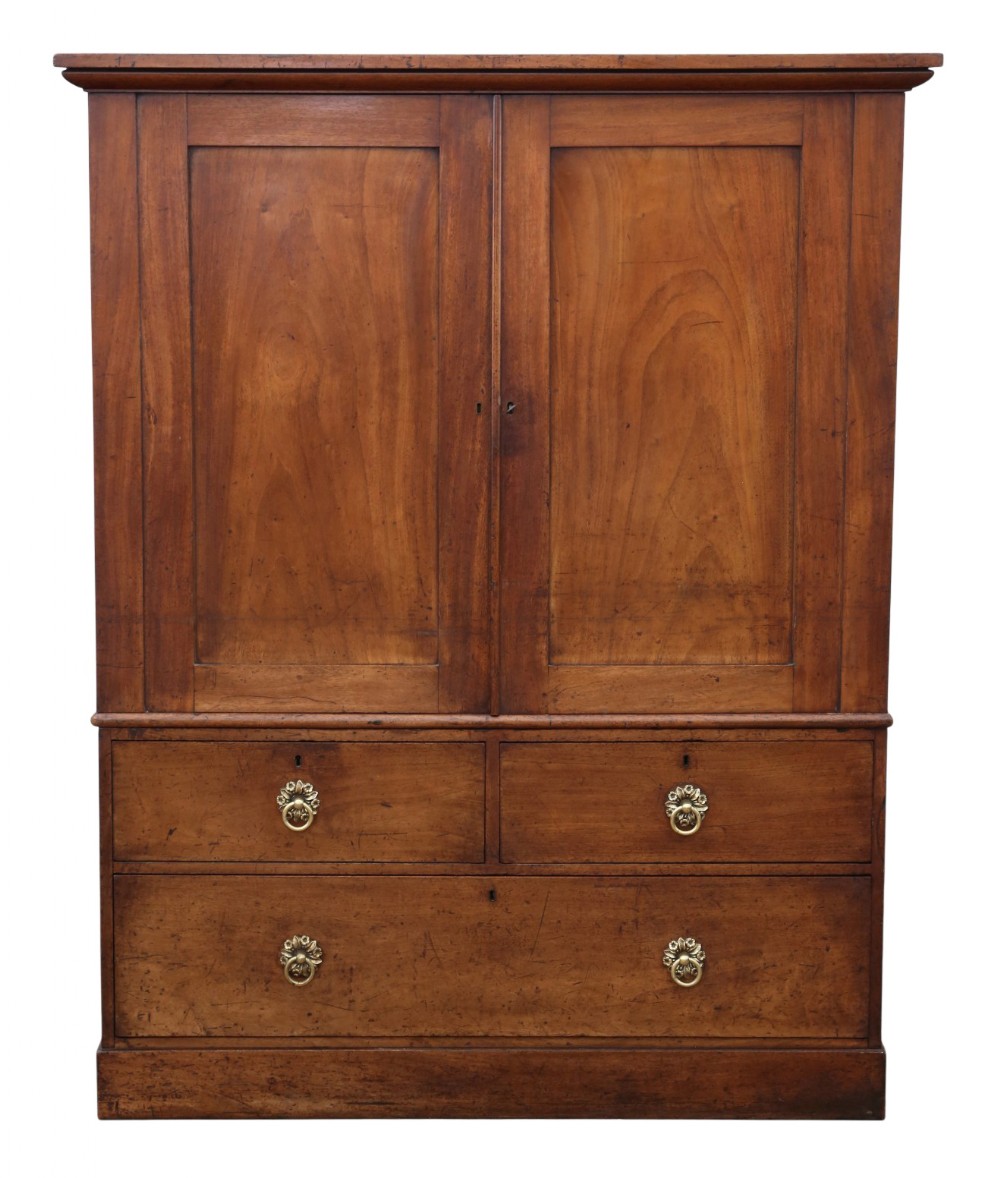 Antique c.1800 Georgian Mahogany Cupboard – Fine Quality