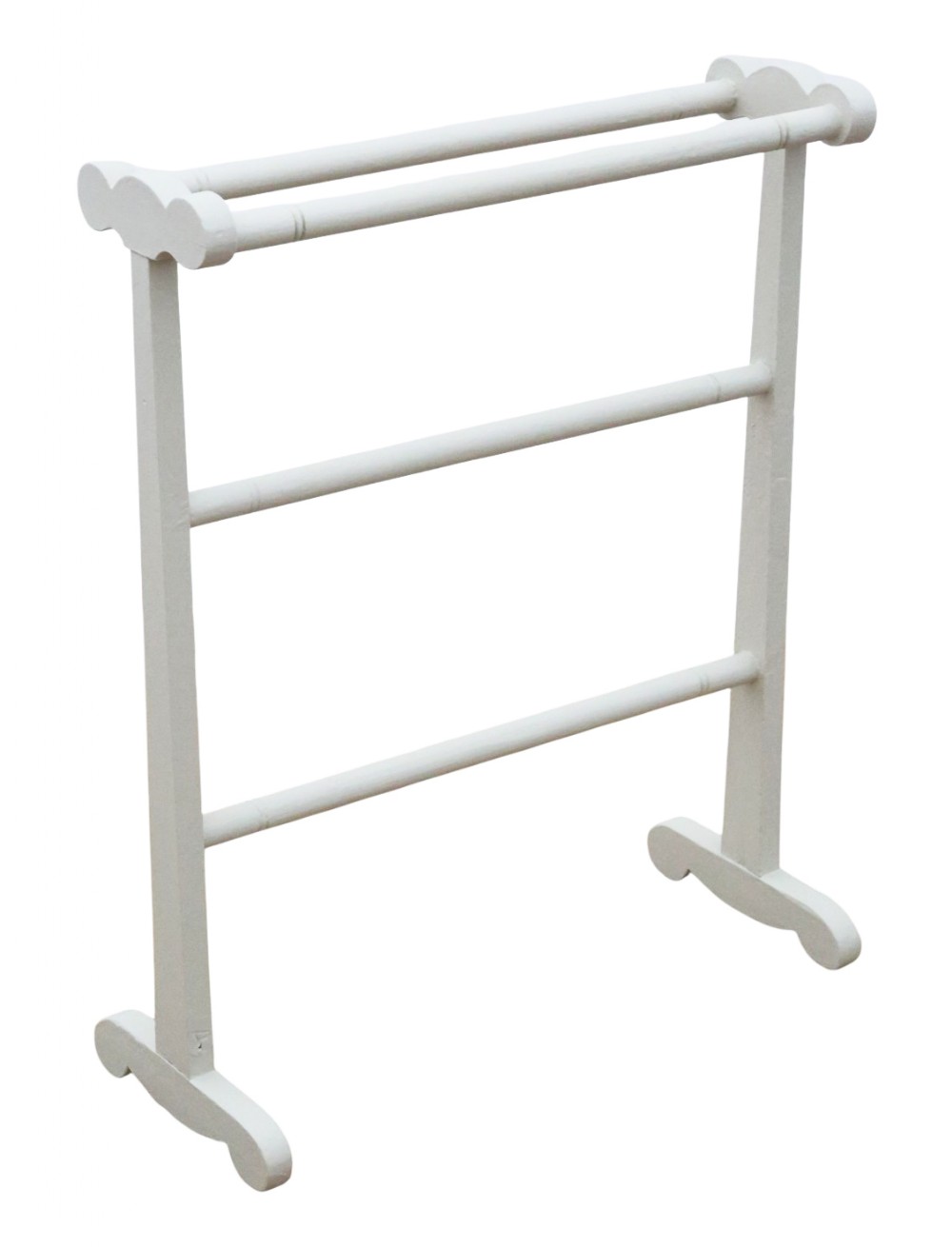Antique c.1920 Painted Towel Rail Stand – Fine Quality