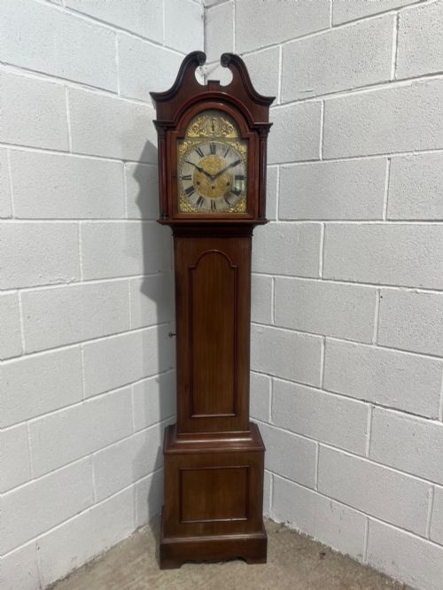Antique Edwardian Mahogany Longcase Clock