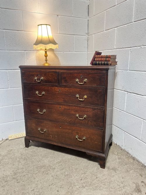 Antique Georgian Oak Chest of Drawers