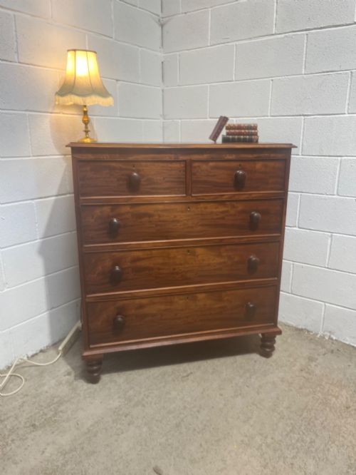 Antique 19th Century Mahogany Chest of Drawers