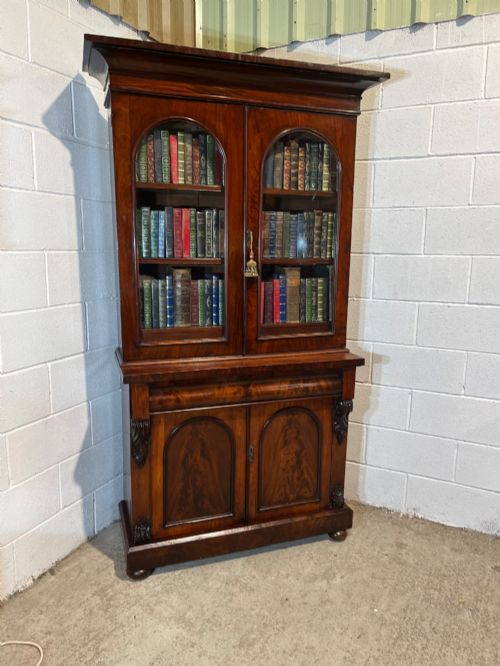 Antique 19th Century Mahogany Bookcase