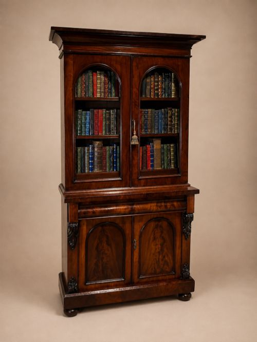 Antique 19th Century Mahogany Bookcase