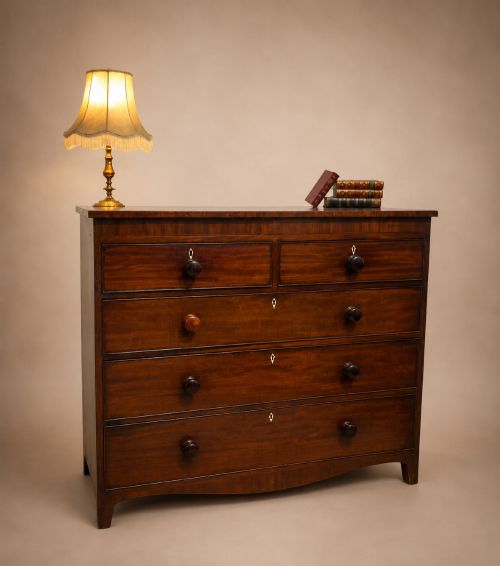 Antique 19th Century Mahogany Chest of Drawers