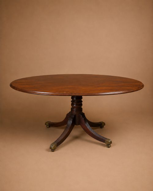 Antique Regency Mahogany Dining Table