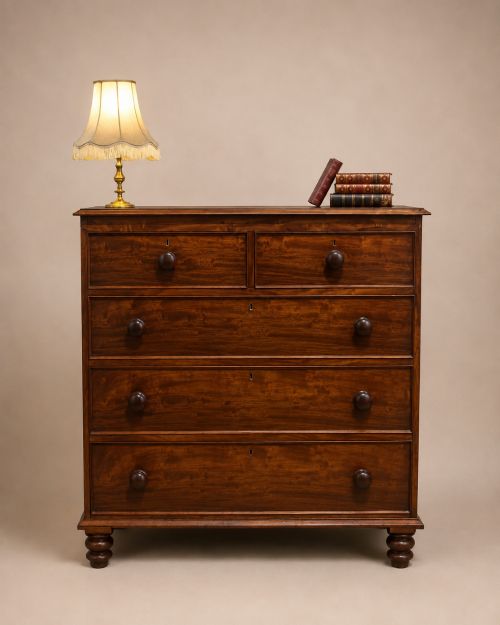 Antique 19th Century Mahogany Chest of Drawers