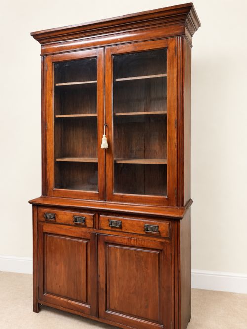 Antique Late 19th Century Mahogany Bookcase