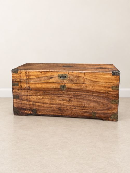 Antique 19th Century Campaign Chest