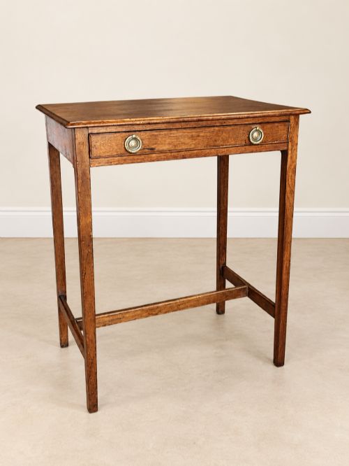 Antique 19th Century Small Mahogany Single Drawer Side Table