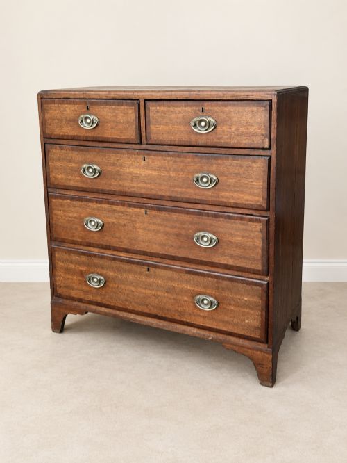 Antique Georgian Oak Chest of Drawers