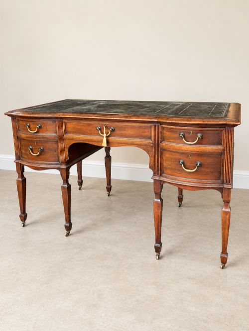 Antique Late 19th Century Mahogany Free-standing Desk