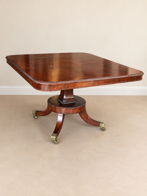 Antique Regency Mahogany Dining Table