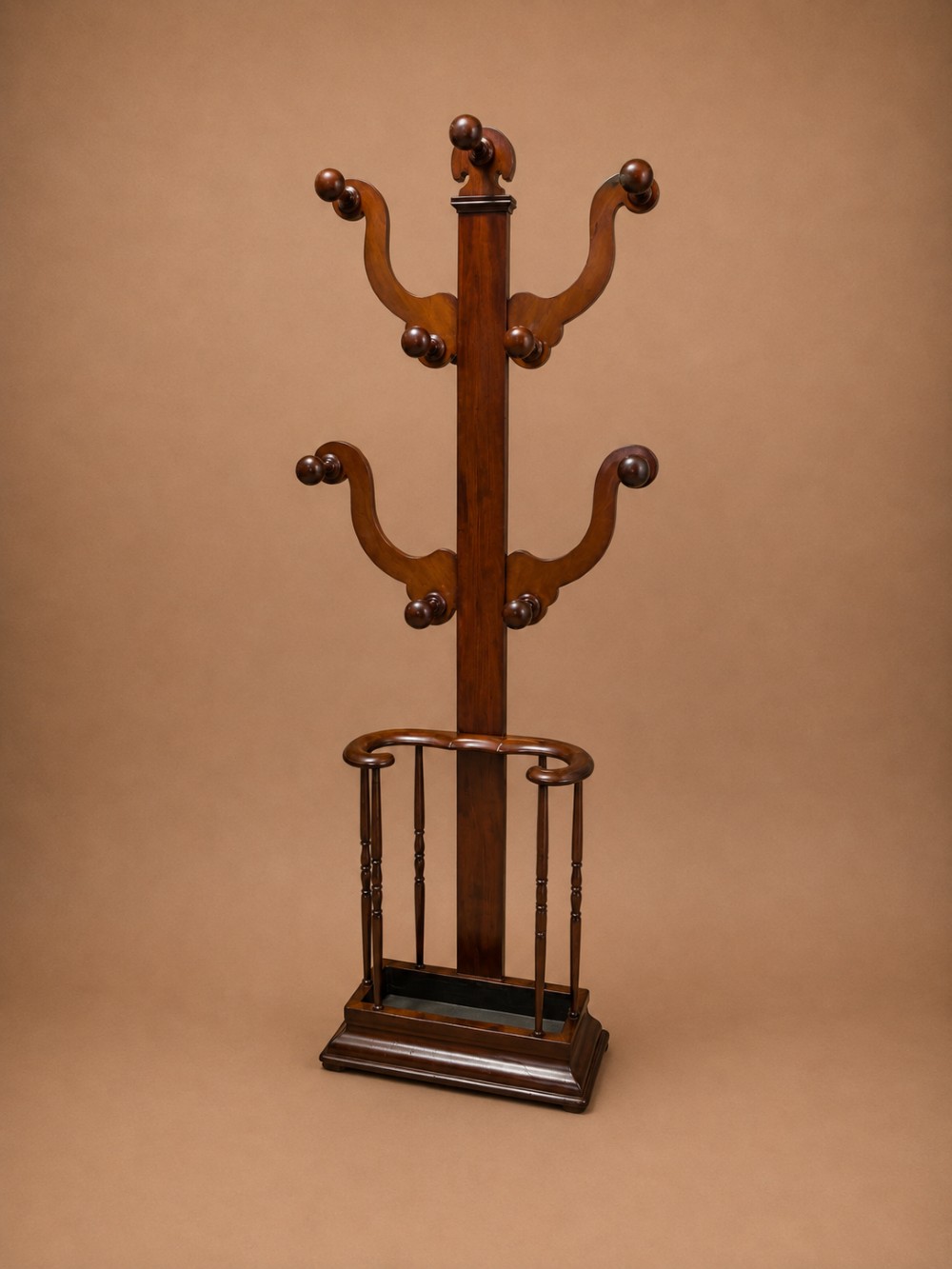 Antique 19th Century Mahogany Hall Stand