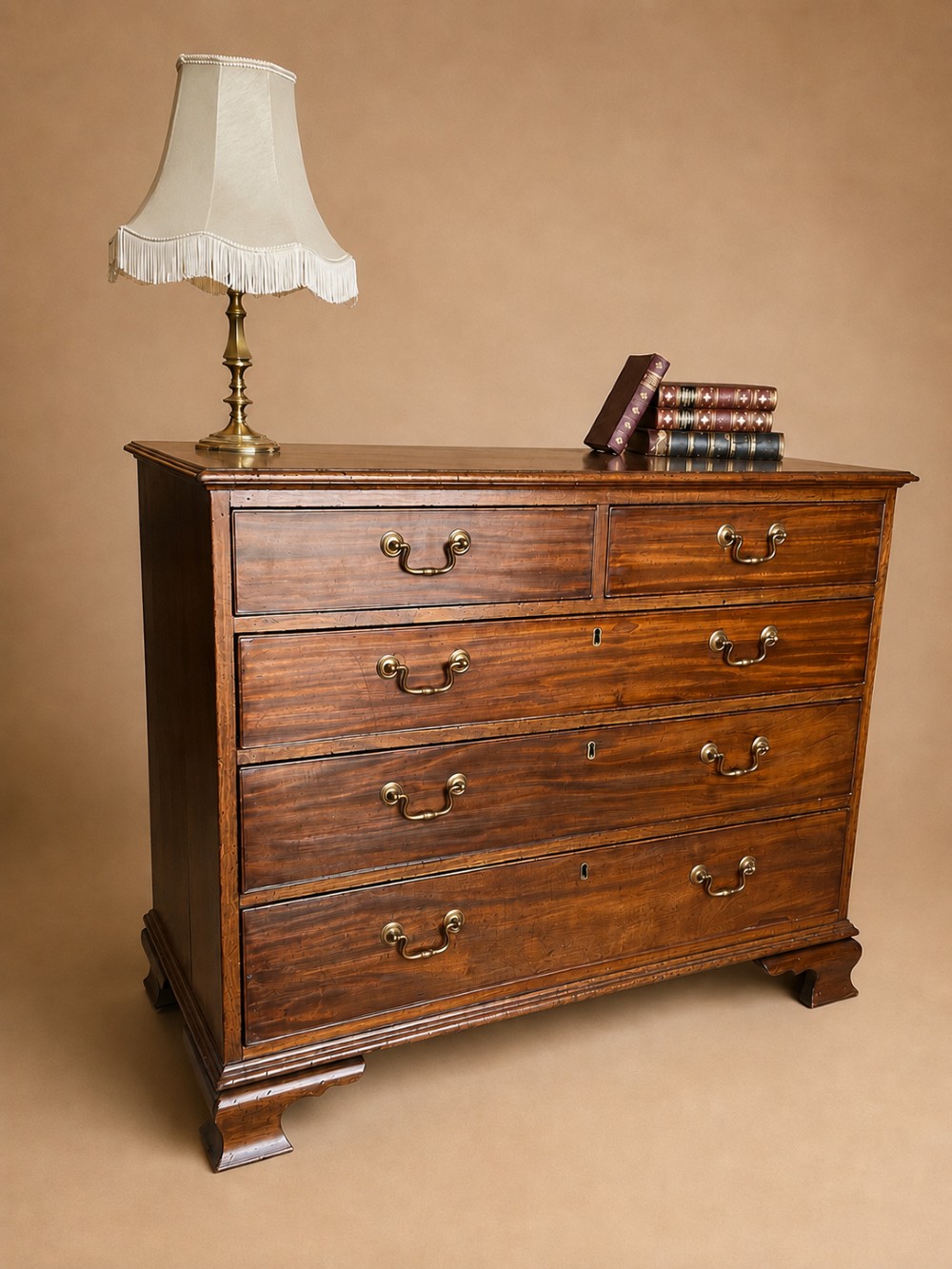 Antique Georgian Mahogany Chest Of Drawers