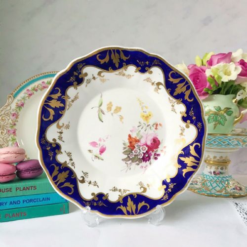 Antique Ridgway Dessert Plate, "Royal" Shape, Pattern 2/1063