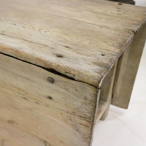 SWEDISH 18TH CENTURY GATELEG TABLE BASE WITH LATER WASH - ADDITIONAL PHOTO 3