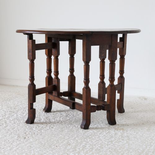 ENGLISH 18TH CENTURY OAK GATELEG TABLE - ADDITIONAL PHOTO 7