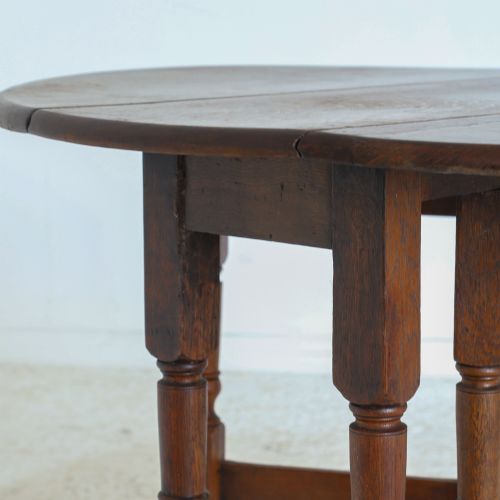 ENGLISH 18TH CENTURY OAK GATELEG TABLE - ADDITIONAL PHOTO 9