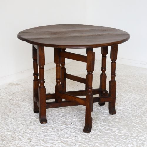 ENGLISH 18TH CENTURY OAK GATELEG TABLE - ADDITIONAL PHOTO 10