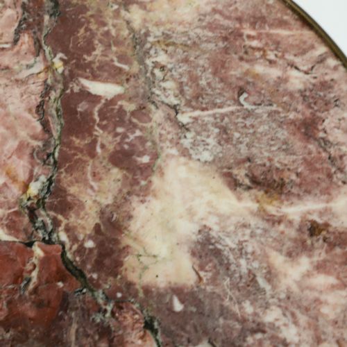 FRENCH 19TH CENTURY GUERIDON TABLE BRECCIA VIOLETTA MARBLE TOP - ADDITIONAL PHOTO 11