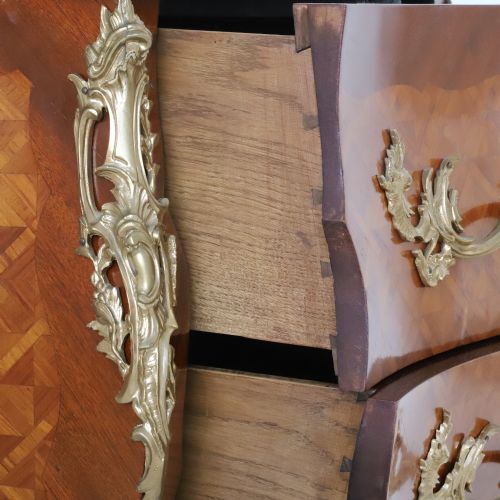 FRENCH COMMODE WITH PARQUETRY INLAY OF KINGWOOD AND TULIP WOOD - ADDITIONAL PHOTO 18