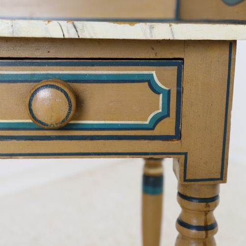 REGENCY PAINTED PINE WASHSTAND TABLE ORIGINAL CONDITION - ADDITIONAL PHOTO 6