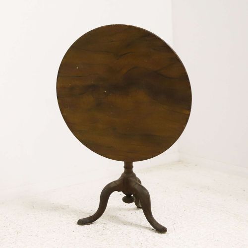 1860 painted folding table original grain painted finish - CATEGORY: ANTIQUE TABLES - DATED 19TH CENTURY