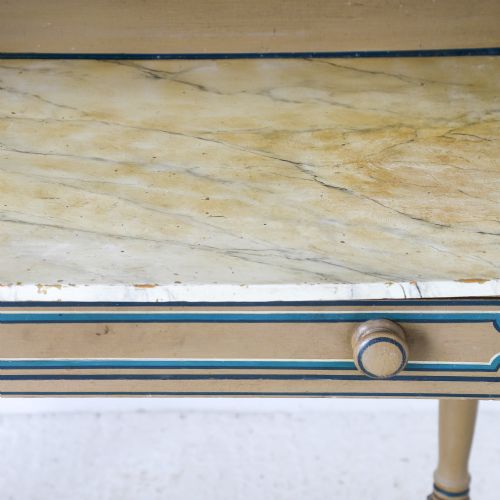 REGENCY PAINTED PINE WASHSTAND TABLE ORIGINAL CONDITION - ADDITIONAL PHOTO 9
