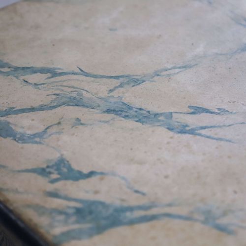 ANTIQUE ENGLISH GEORGIAN CONSOLE TABLE UNIQUE HAND PAINTED FAUX MARBLE DECORATIVE BASE - ADDITIONAL PHOTO 11
