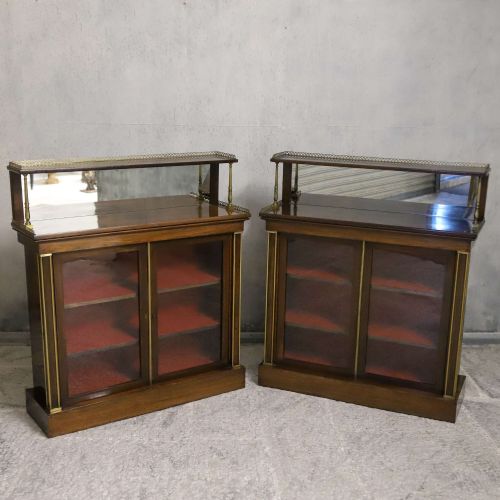 PAIR OF 19TH CENTURY REGENCY PERIOD ROSEWOOD CHIFFONIERS CIRCA 1810 - ADDITIONAL PHOTO 2
