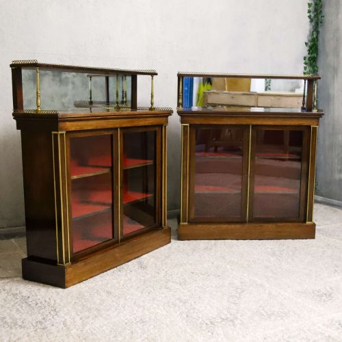 PAIR OF 19TH CENTURY REGENCY PERIOD ROSEWOOD CHIFFONIERS CIRCA 1810 - ADDITIONAL PHOTO 3